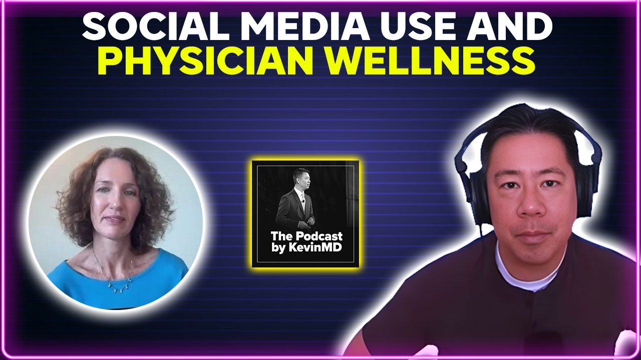 How does social media impact physician wellness?