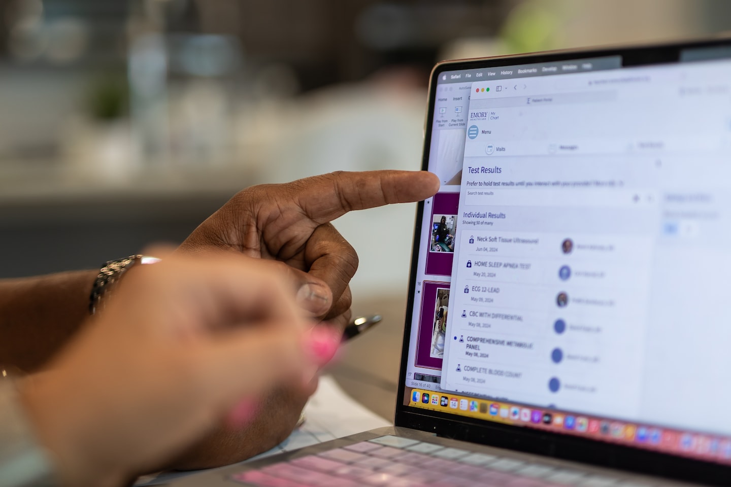 What happens when test results arrive before doctors can explain them?