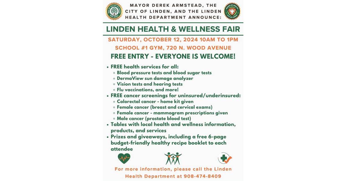 What is the Linden Health and Wellness Fair?