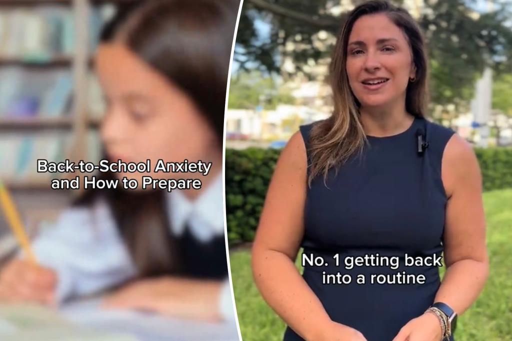 How can parents ease back-to-school anxiety?