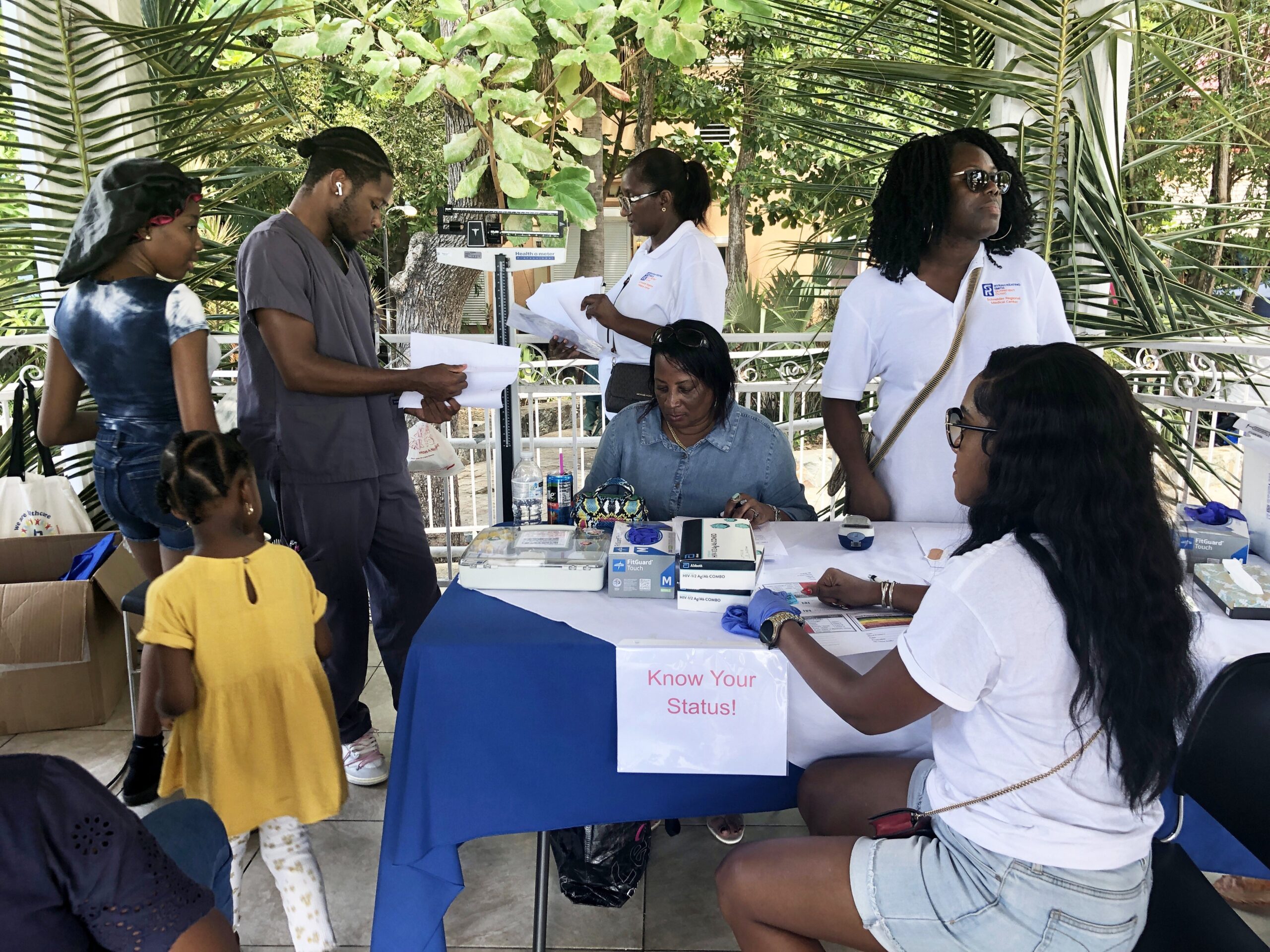 What happened at the weekend health fair?