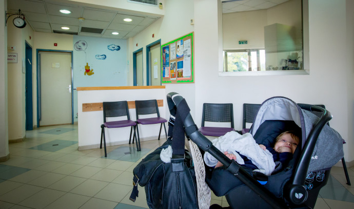 What happened to the Israeli baby diagnosed with meningitis?