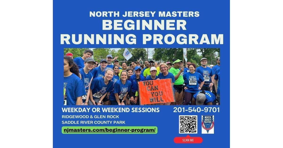 Is the North Jersey Masters Beginner Run Program Starting in Ridgewood?