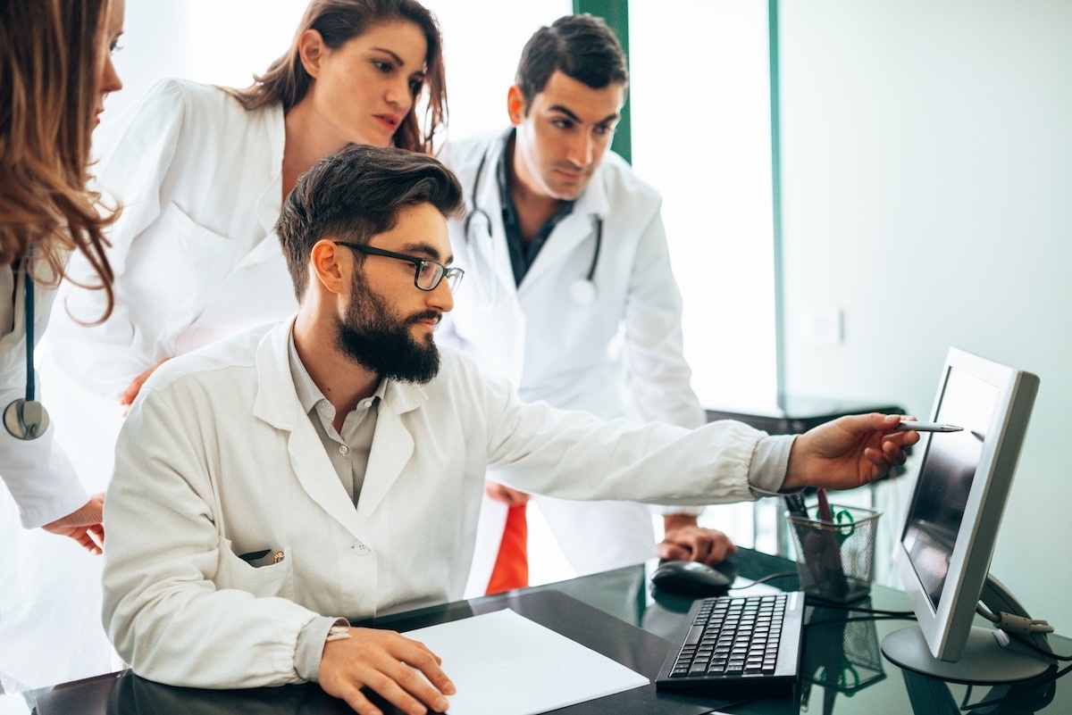 A visual representation of the HeartFocus education app, designed for healthcare professionals to master cardiac examination skills.