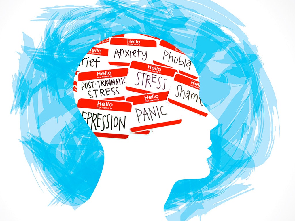An image representing mental health challenges and support resources for community college students.