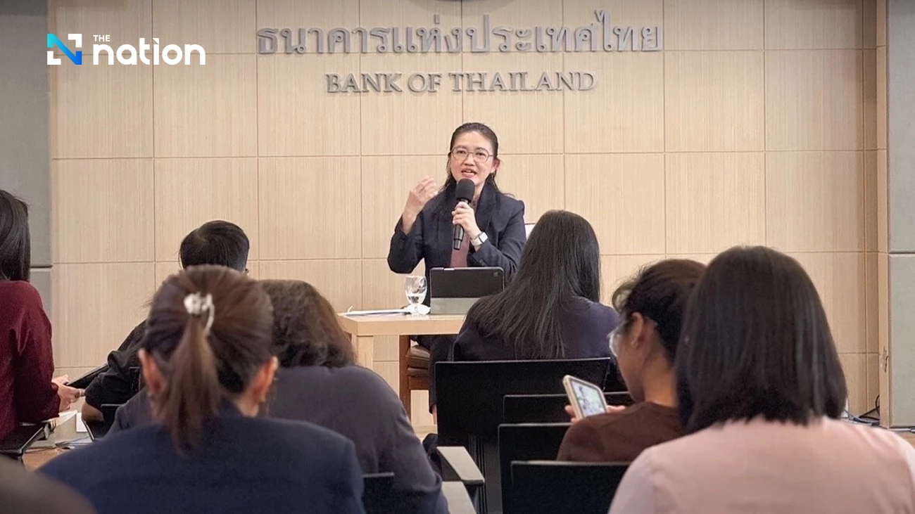 An image depicting the stability and challenges in Thailand's banking sector as NPLs rise.